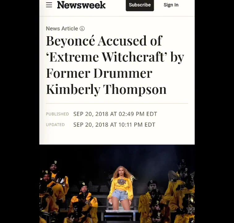 Beyonce exposed her Demonic Rituals