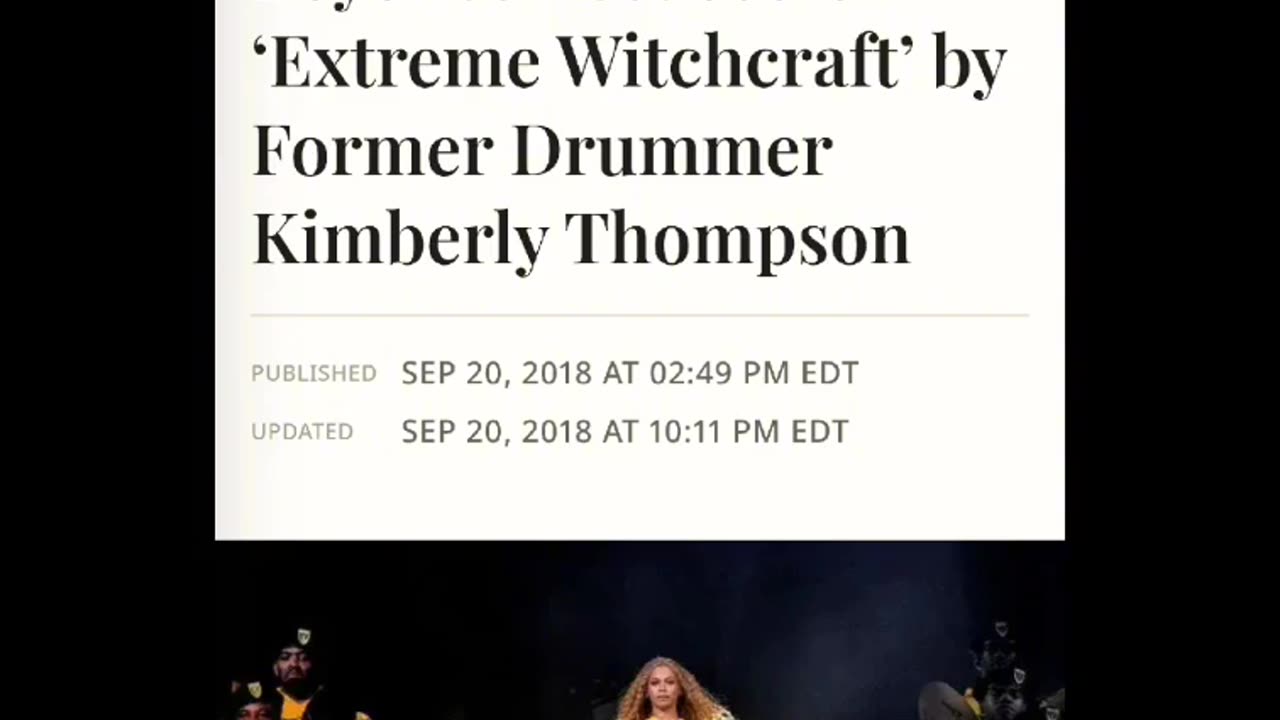 Beyonce exposed her Demonic Rituals