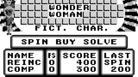 Game Boy Longplay 307 Wheel of Fortune