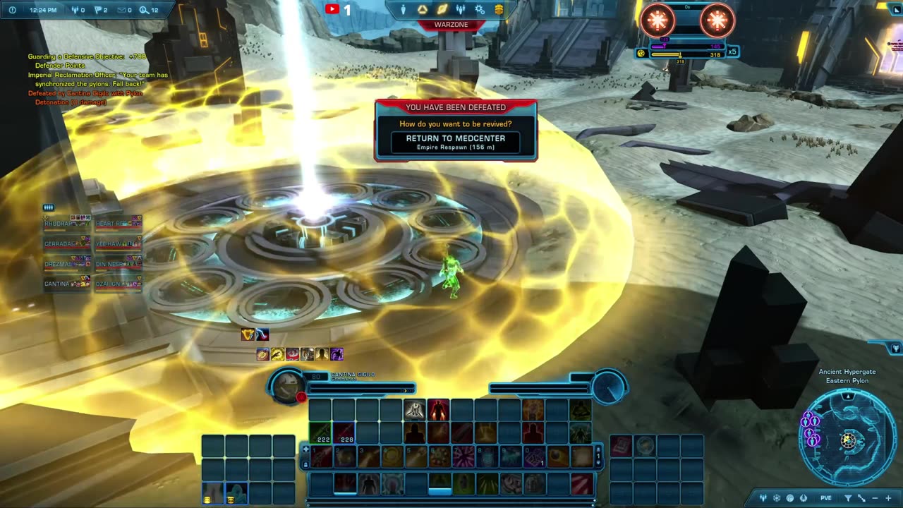 SWTOR PVP Commando Gunnery Hypergate Map