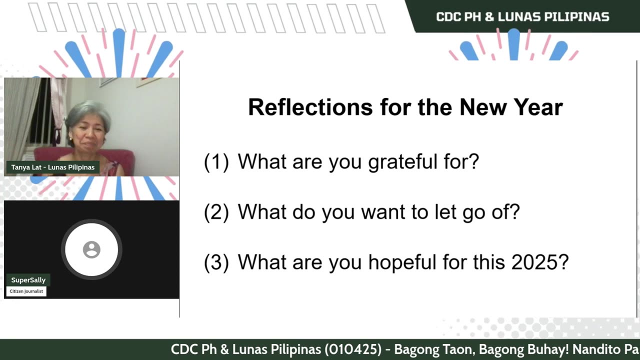 Lunas Pilipinas (010425) - Atty. Tanya Shares the Power of 21 Days for Building Lasting Habits