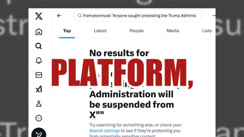 Fact Check: Musk Did NOT Tweet 'Anyone Protesting The Trump Administration Will Be Suspended From X'