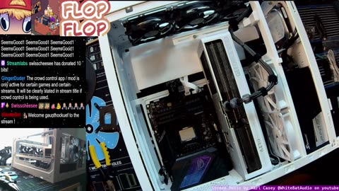 Day # 3 Gamin/Editing PC in a White Case specs 12900ks + 5070 Ti + 690 Strix MB + Prime 1600 PX PSU