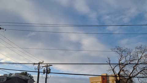 #5 The patterning and straight lines of the "clouds" in the atmosphere