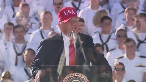 POTUS: "GOD BLESS THE UNITED STATES NAVY!" 