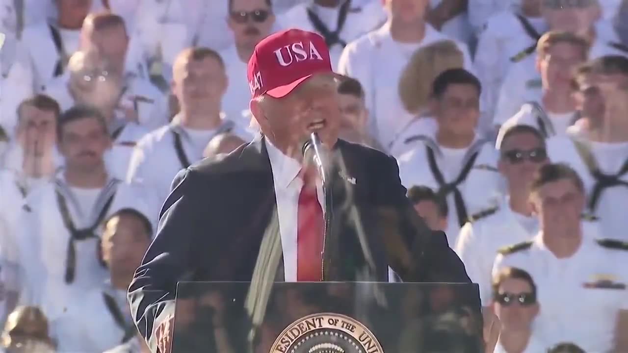 POTUS: "GOD BLESS THE UNITED STATES NAVY!"