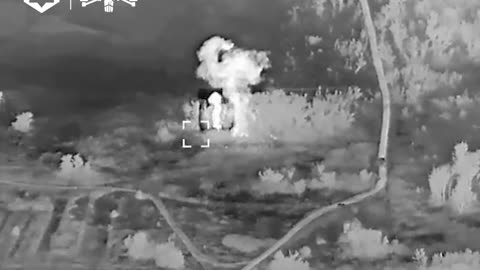 Unmanned Systems Forces operators adjusted HIMARS strike on enemy artillery position,