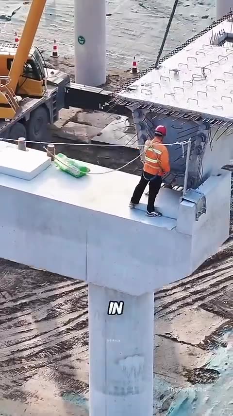 Incredible bridge technology 🤗🫢