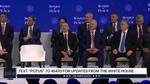 President Trump Participates in the Board of Peace Charter Announcement *** MUST WATCH ***