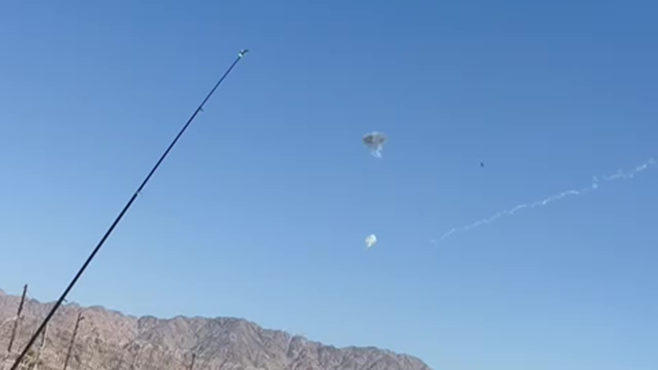 A drone launched by the Houthis in Yemen was shot down by air defenses over Israel's