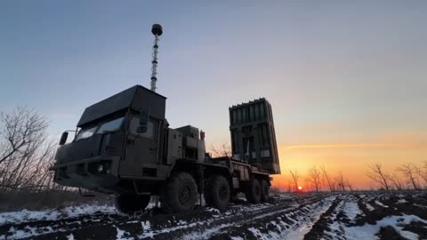 Video of the a Russian S-350 Vityaz air defense systems in the area of special military operation