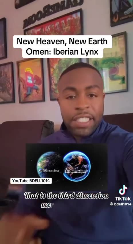 White Iberian Lynx ~ The 3D and 5D are merging