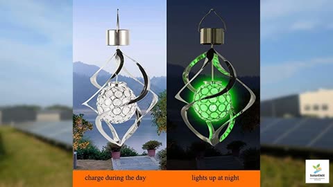 Edearkar Outdoor Hanging Solar Lights