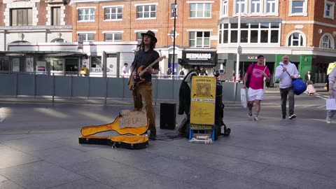 London 8th March 2025: Pink Floyd musical interlude at Victoria Station