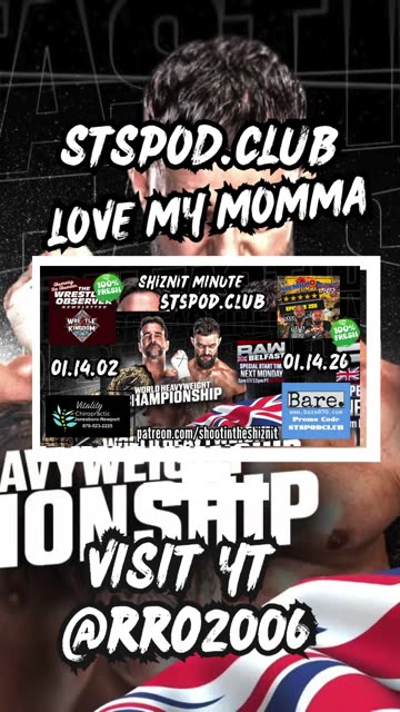 SHIZNIT MINUTE 01.14.26 - BT TALKS Balor vs Punk !!