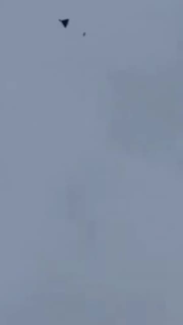 Ukrainian Interceptor Drone Takes Out Russian Shahed Attack Drone