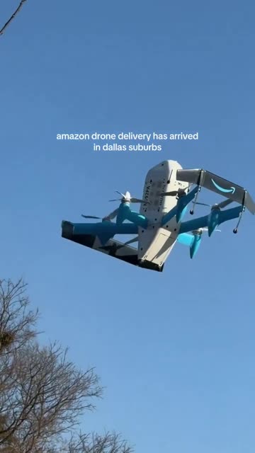 Amazon has launched drone deliveries in the Dallas area