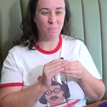 Tasting a biquinho pepper