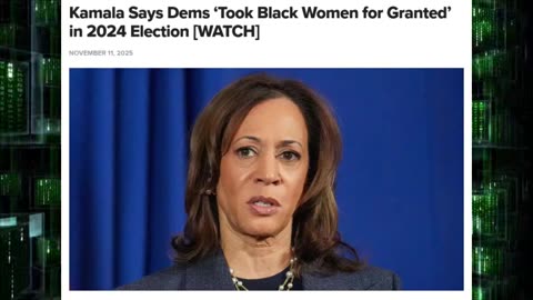 Kamala Harris Says Democrats TOOK BLACK WOMEN for Granted in 2024 Election