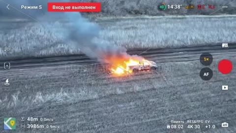 Fire Defeat of a Ukrainian Pick Up Truck