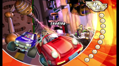 Micro Machines gameplay on the Nintendo gamecube