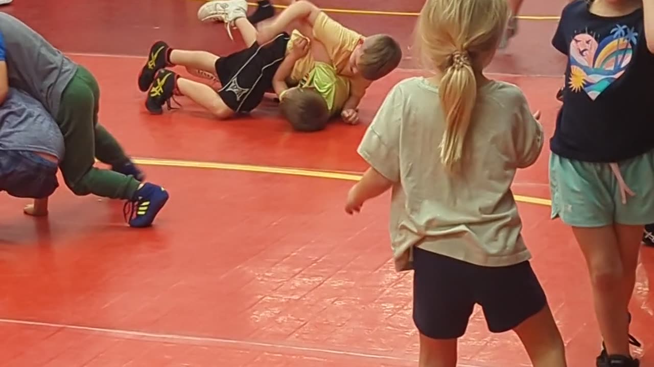 BradKuz76 Tomrik's wrestling practice 2025