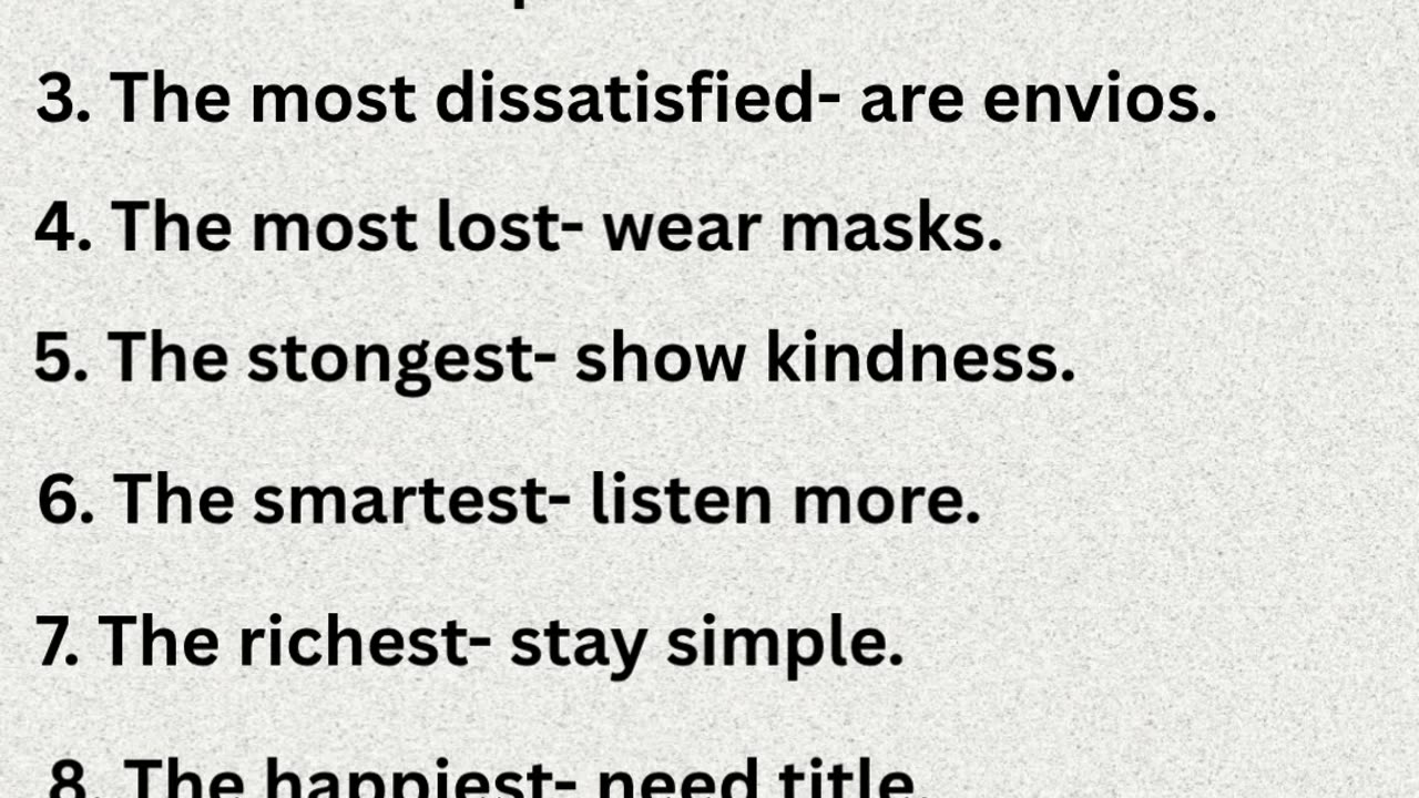 10 Hard Truths About People.
