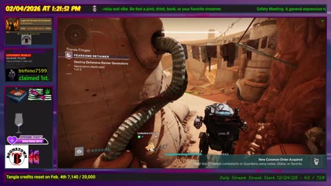 Destiny 2 - 2/4/26 - Trying to get some Hunter time in. | D2-19,174 hrs