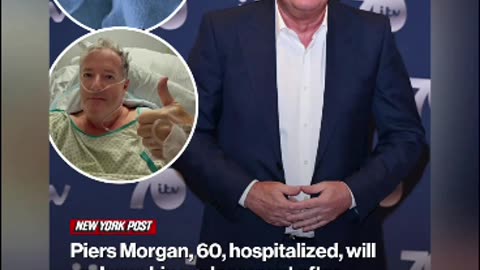piers Morgan going hip replacement he undergoes surgery prayers to piers Morgan 🙏 1/19/26