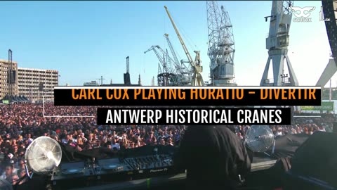CARL COX PLAYING HORATIO - DIVERTIR AT ANTWERP HISTORICAL CRANES