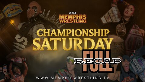 FULL RECAP !! Last week’s Memphis Wrestling! Watch before tomorrow’s show !!