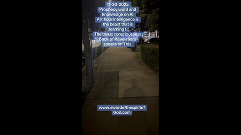 PROPHECTIC word of knowledge on Ai