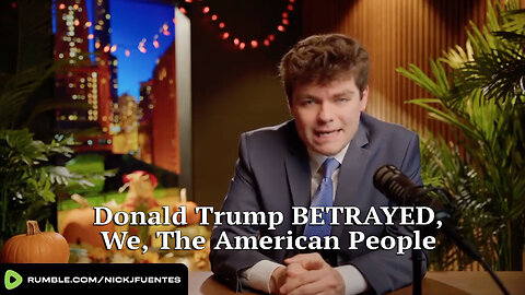 Donald Trump BETRAYED, We, The American People