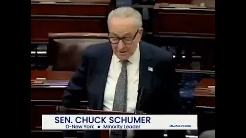 Chuck Schumer talks about bad meme (parody)