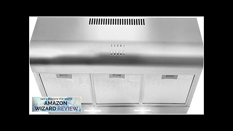 COSMO COS-5MU36 Under Cabinet Range Hood Ductless Convertible Duct Slim Kitchen Stove Review