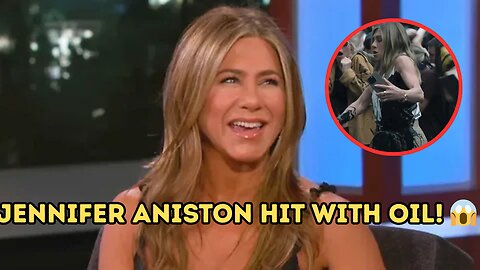 Why Jennifer Aniston Was SPLASHED with Oil on The Morning Show 🔥
