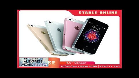 Original Apple iPhone SE 4G Mobile Phone 4.0'' 2GB RAM 16/64GB/128GB ROM Review