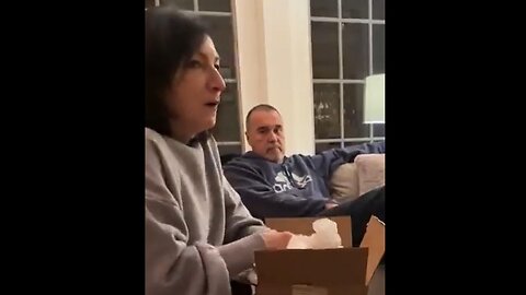 PRANKING HER DADDY (Mom in on it) 😅 What a Christmas gift!