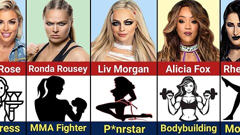 WWE Female Wrestlers First Job Before Wrestling | WWE 2025