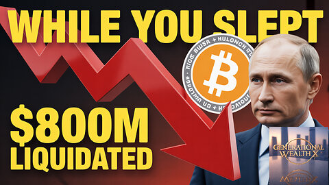 $800 Million Crypto Liquidation Bloodbath While You Were Sleeping