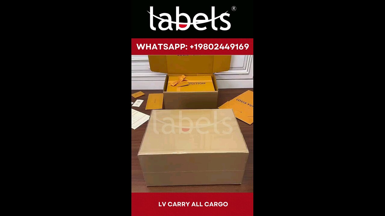 Best Quality LV Carryall Cargo by Labels