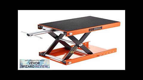 VEVOR Motorcycle Lift 1100 LBS Motorcycle Scissor Lift Jack with Wide Deck Review