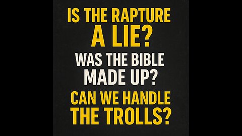 Is the Pre Trib Rapture Real Answering Trolls, Skeptics & Bible Doubts