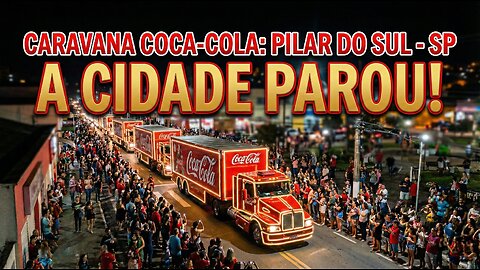 COCA-COLA CARAVAN 2025 Christmas has arrived in Pilar do Sul!