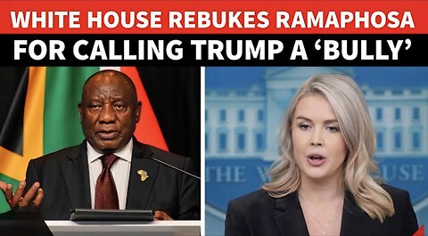 ‘WATCH YOUR TONE!’: Leavitt FUMES After Ramaphosa 'Laughs' At Trump’s Last-minute G20 ‘Scramble’