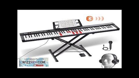 VEVOR 88 Key Digital Piano Keyboard Semi Weighted Electric Portable with Stand Review