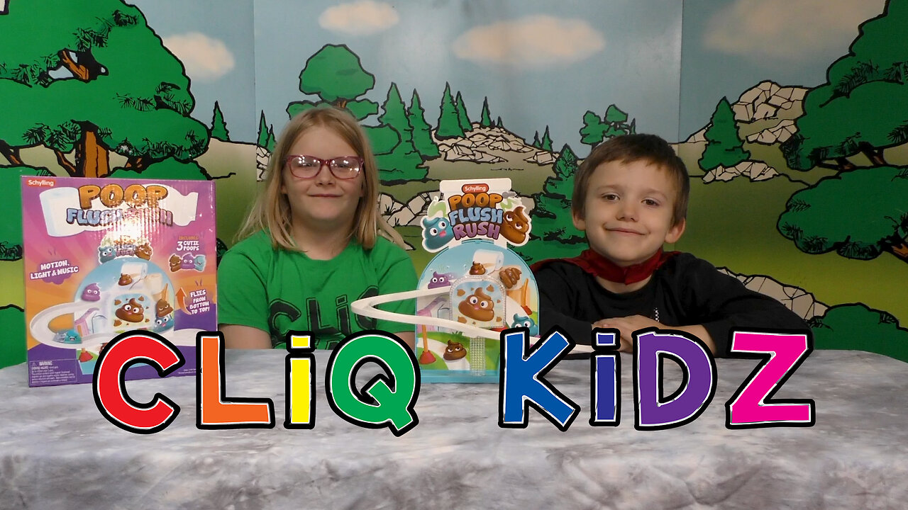 CLiQ KiDZ Go Down the Drain with Poop Flush Rush