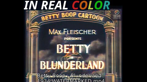 🫖 Betty Boop — Blunderland (1934) — In Real Color — Full Cartoon