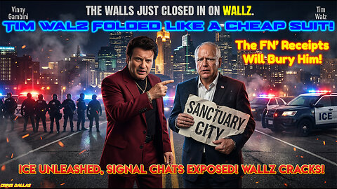 Tim Walz Folded Like A Cheap Suit & The FN’ Receipts Will Bury Him! A Nightmare Just Became Reality!