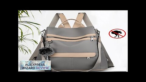 3 In 1 High Quality Anti-theft Backpack Women Waterproof Oxford Shoulder Bags Review